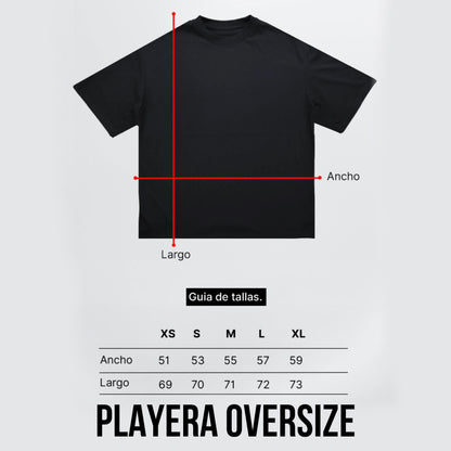 Playera  "CT-INVERSE" oversize